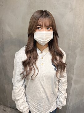 リエコー(RE'ECHO) ミルクティーベージュロングスタイル