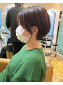 【春日美月】襟足スッキリ！丸みショートヘア