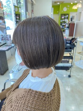 ラプトヘア(Rapt.HAIR) 可愛いミニボブ☆マグネットカラーで透明感抜群に♪