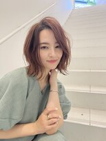 ジエクト カナウ(The Ect canow)&nbsp;ミディアム/オルチャンヘア/ワンホンヘア/ミントベージュ