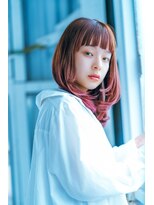 ソワン ド ブランシュ ライフ 八戸ノ里店(Soin de Blanche LIFE)&nbsp;チェリーカラー×おしゃれオン眉　20代/30代/40代/50代