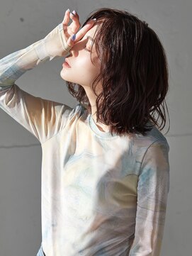 オーバーヘアー 枚方店(over hair) 【La fith】ニュアンス巻き×アッシュグレージュ