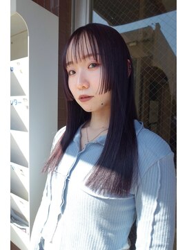 ランプヘアー(LAMP hair) purple × step cut
