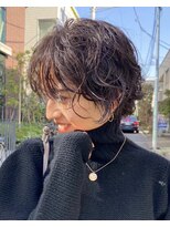 ナループロアボタン(Nalu pu loa BOTAN)&nbsp;ショートパーマ　パーマ　クリープパーマ