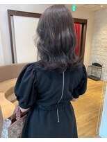 アクロ 梅田店(ACRO)&nbsp;ブリーチなしのグレージュカラー_伊藤夏歩