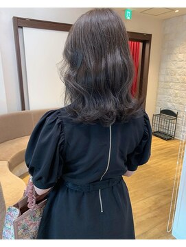 アクロ 梅田店(ACRO) ブリーチなしのグレージュカラー_伊藤夏歩