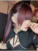 D-aimer-イメージ（1）　刈り上げショートにミックスエクステ