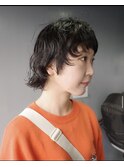 動きをつけたウルフスタイル
