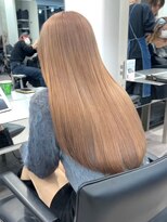 ミルクティーベージュハイトーンカラーダブルカラーレイヤー韓国