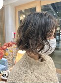 ヘルシースタイル前髪パーマ美髪小顔補正立体カット