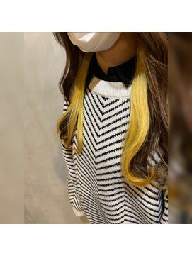 ルフレ 新宿本店1st(Reflet) インナーカラー