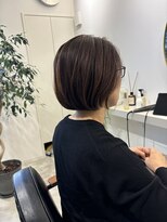 ルーラリーヘアーキタキュウシュウ(Luraliy hair kitakyushu)&nbsp;luraliyルーラリー北九州小倉北区城野丸みボブ大人可愛い