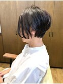 50代、ハンサムなショートボブ