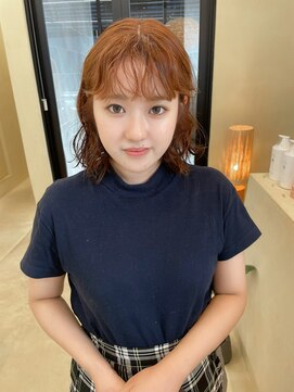 スニュウ(snuw) 【snuw mina】 ボブパーマ/パーマヘア/ベージュカラー/伏見