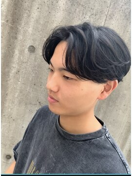 ブランシェ 西松山店 韓国風ニュアンスパーマ大人センターパート