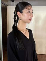 【徳岡】ヘアセット/タイトヘアセット/モードヘア/卒業式ヘア