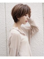 コレク 福岡(COLLEC...)&nbsp;ゆるやかパーマ　ピンクベージュ　ショート　レイヤー