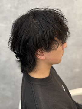 エクファフォーメン(EX-FA FOR MEN) ダークアッシュ/ニュアンスパーマ/韓国マッシュ/スペインカール