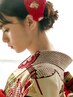 [スマート払い]着物用ヘアセット+一般メイク→13900円※早朝料別 (約1ｈ)