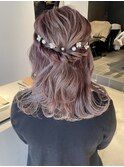 【深澤】ハーフアップ/ヘアアレンジ/お呼ばれヘア/結婚式ヘア