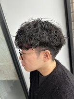 アノ(Ano.)&nbsp;かりあげマッシュ×波巻きパーマ