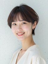 アンドヘアサロン(AND hair salon)&nbsp;こなれミディ/くびれヘア/ブラウンカラー/ハンサムショート＠