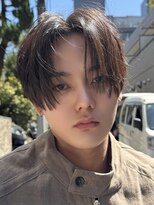 韓国マッシュセンターパートニュアンスパーマダウンパーマカルマ