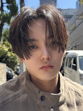 ノラ ヘアーサロン(NORA HAIR SALON) 韓国マッシュセンターパートニュアンスパーマダウンパーマカルマ