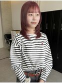 cherry pink×midium layer