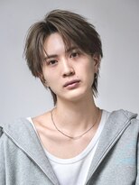 オーシャントーキョーオーバー(OCEAN TOKYO OVER) 黒髪ツーブロックナチュラルセンターパートコンマバング