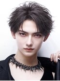 フェザーパーマフェザーショート毛流れセンターパート韓国ヘア空