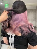 イメチェン/レッドブラウン/フルバング/似合わせカット/海老名駅