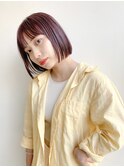 ボブ・ピンクカラー
