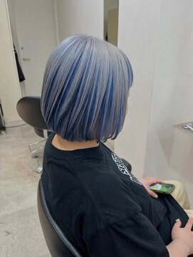 セイル(Sail) シルバー×ブルー8.22ハイライトカラー