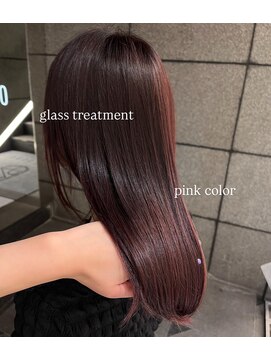 ヘアーアンドメイク ビス(HAIR&MAKE bis) 髪質改善トリートメント/カシスレッド/秋カラー【黒田あさみ】