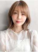 似合わせカット艶感うるツヤ薄めバング結べるボブ小顔カット