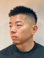 ジェントル(GENTLE)&nbsp;男前なベリーショート フェードスタイル 髭眉も併せてセット