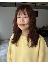 セッション(SESSION)&nbsp;オレンジブラウン/レイヤーロング