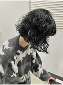 20代透明感パーマ◎ゆるふわパーマ×ダークグレージュ