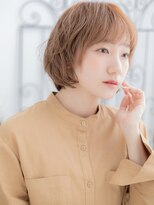トレース(trace) 浦和/髪質改善/コーラルベージュ!ゆるふわレイヤーショートボブh