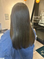 ヘアーガーデン アストレア(HAIR GARDEN ASTRAEA)&nbsp;縮毛矯正+オリーブベージュカラー