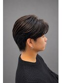 毛流れニュアンスセンターパート