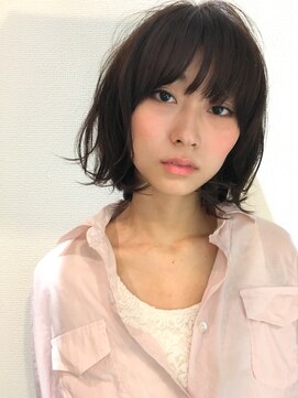 アンバースデー(UNBIRTHDAY) ボブ/ナチュラル/外ハネ/イルミナカラー/ミントアッシュ