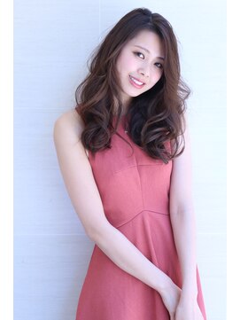 オーロ(ORO) 大人可愛いセンターパートヘア