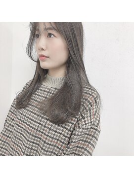 ガーランドウメダ(Garland umeda) シースルーバング×ツヤロング