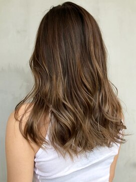 アイティー バイ アルバム 中野店(IT by ALBUM) ベージュグラデーション_ローライトスリークボブ_ba286842