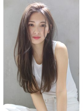 ブラン 栄(Blanc) 【Blanc/栄】アッシュブラウン＿ベージュカラー＿ロングm