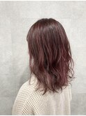 暖色系の艶感が可愛いピンクカラー