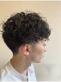 ショートマッシュ×ツイストスパイラルパーマ　担当 RYO