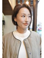 イーズ(e's) 《e's中目黒/代官山美容室》シンプルボブで大人ナチュラル